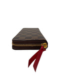 Load image into Gallery viewer, CLEMENCE DAMIER EBENE WALLET BURGUNDY