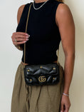 Load image into Gallery viewer, MINI GG MARMONT METAL EYELET STUDS SHOULDER BAG