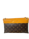 Load image into Gallery viewer, PALLAS CHAIN MONOGRAM SAFRAN BAG