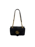 Load image into Gallery viewer, Marmont PM Black Leather Shoulder Bag