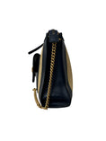 Load image into Gallery viewer, GG DAHLIA NAVY CANVAS SMALL SHOULDER BAG