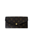 Load image into Gallery viewer, SARAH MONOGRAM CANVAS WALLET