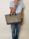 Load image into Gallery viewer, GG SUPREME MONOGRAM MEDIUM OPHIDIA SHOULDER BAG