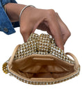Load image into Gallery viewer, VIOLET DIAMANT BOW CROSSBODY BAG