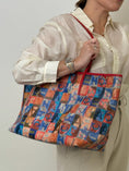 Load image into Gallery viewer, Multicolor Print CH Tote Bag