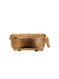 Load image into Gallery viewer, Bronze Cannage Foil Leather Small Stardust Backpack
