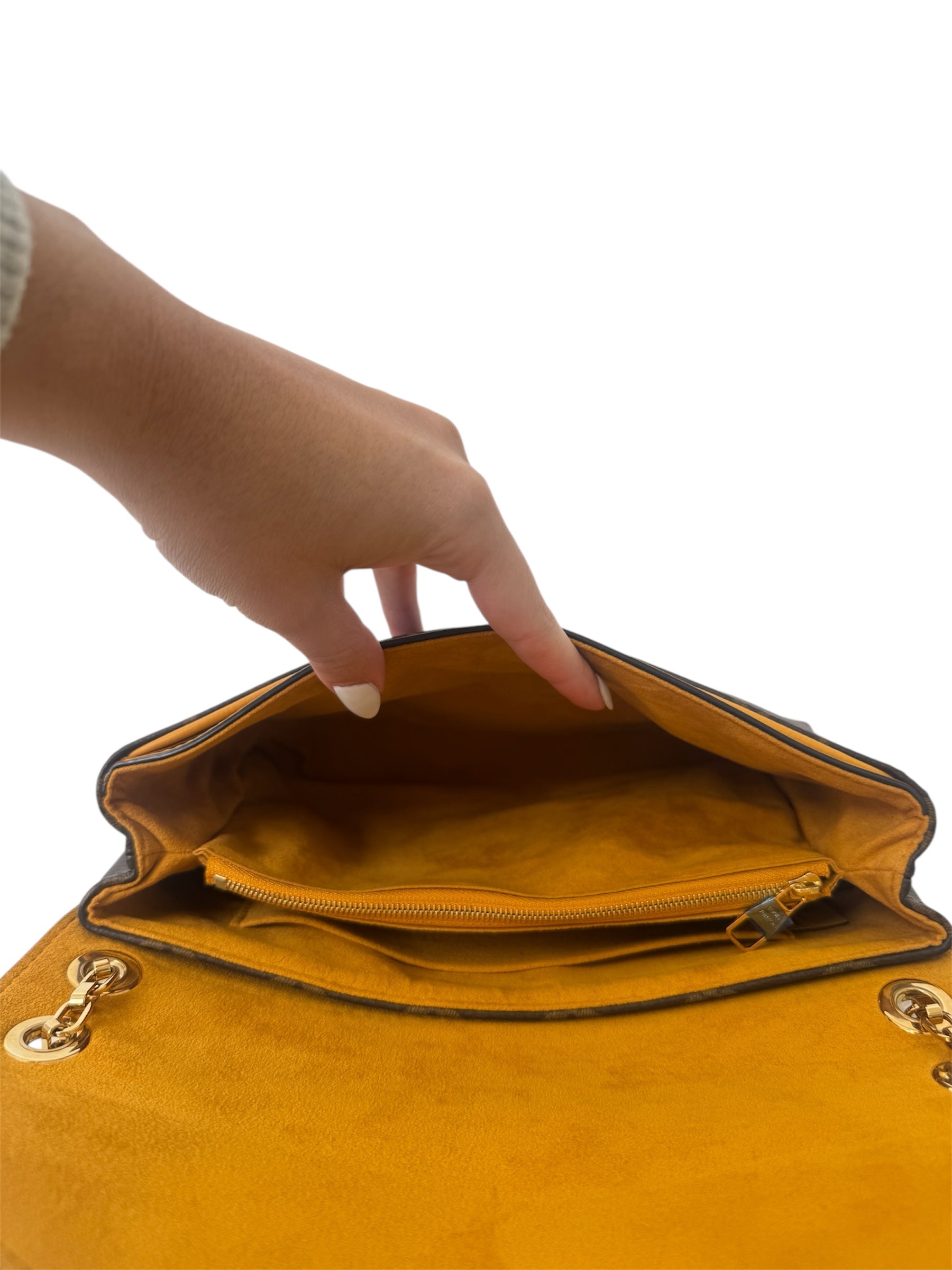 PALLAS CHAIN  MONOGRAM SAFRAN BAG