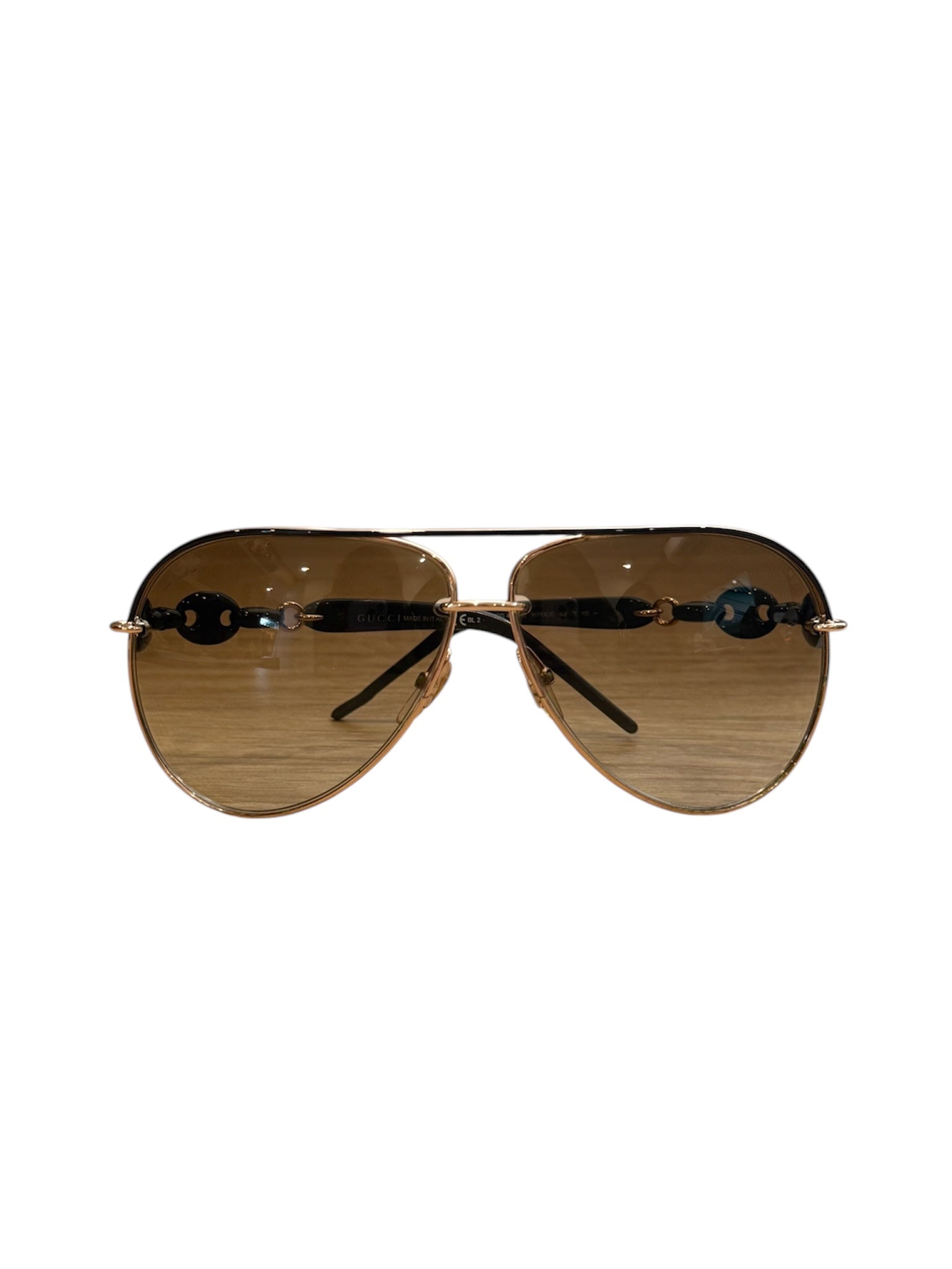 Gucci Marina Chain Aviator Sunglasses GG
