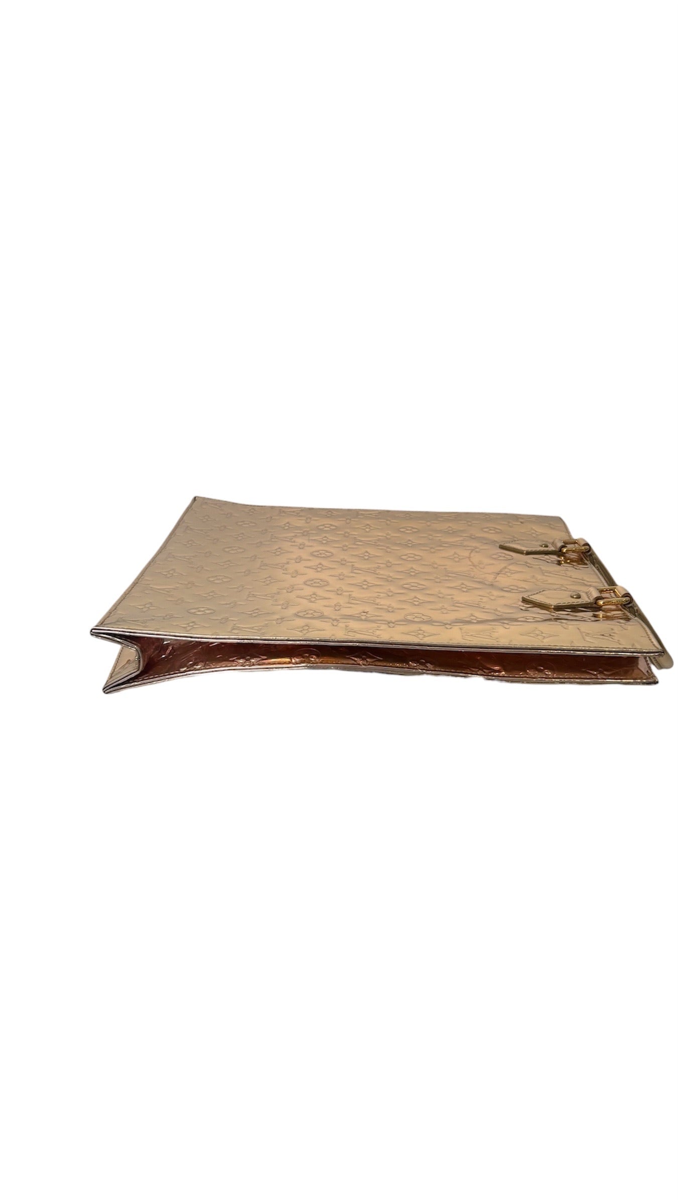 LIMITED EDITION MIROIR SAC PLAT GOLD MONOGRAM