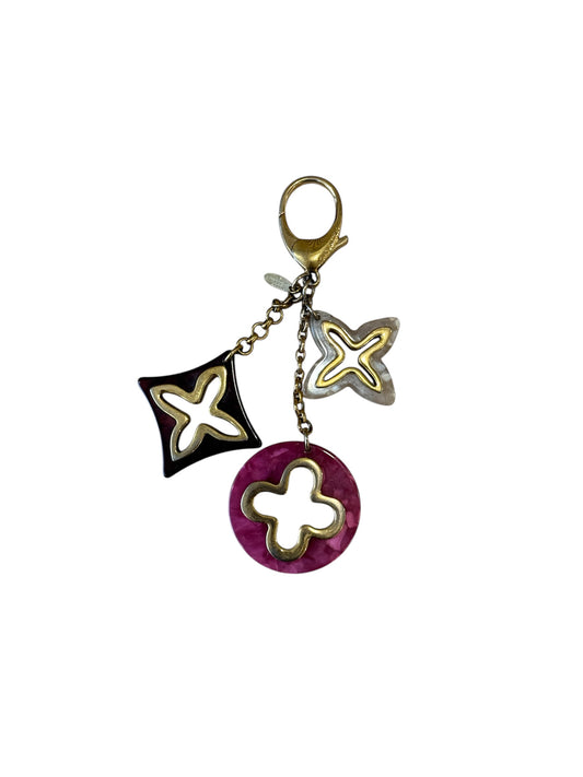 Louis Vuitton Insolence Multicolor Resin Gold Tone Bag Charm