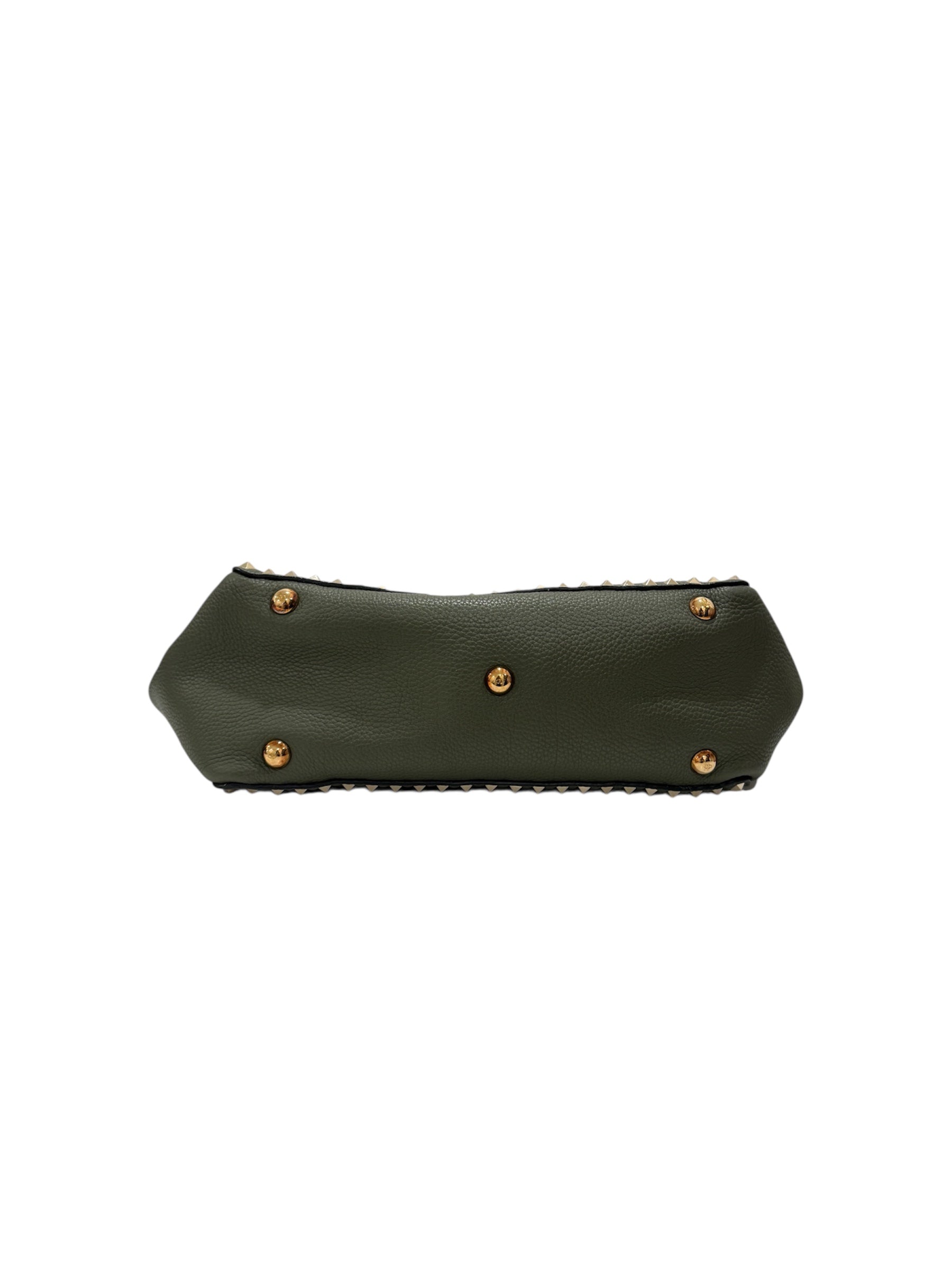 Rockstud Green Tote
