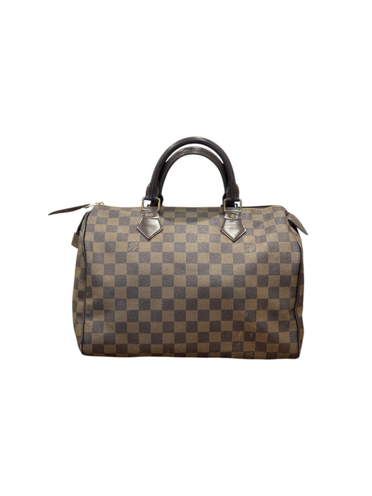 Damier Ebene Canvas Speedy 30 Bag