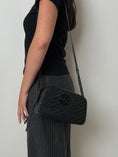 Load image into Gallery viewer, GG MARMONT BLACK SMALL CAMERA BAG
