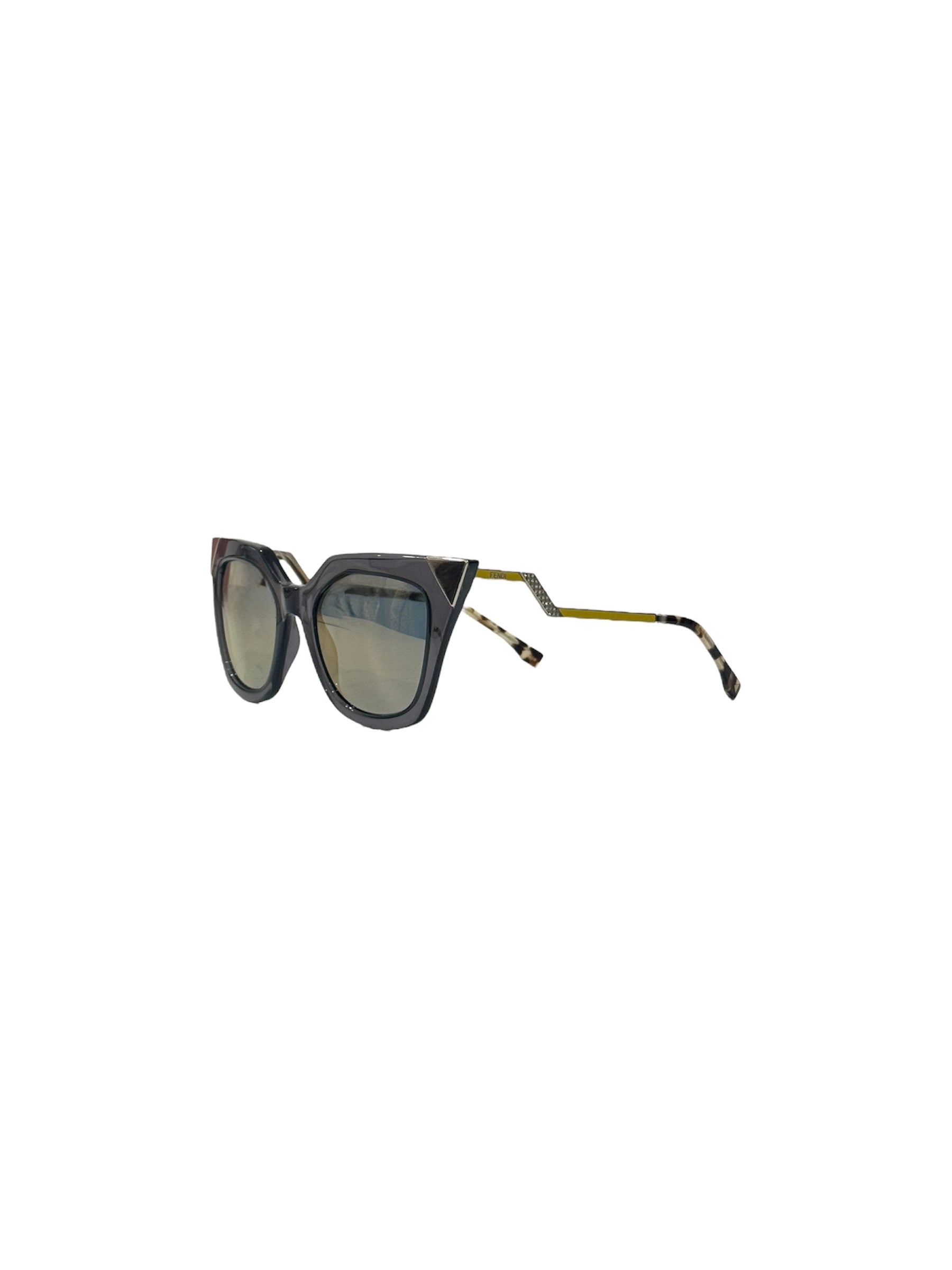 Iridia Mirrored Cat Eye Sunglasses
