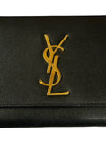 Load image into Gallery viewer, Black Leather Monogram Cassandre Clutch
