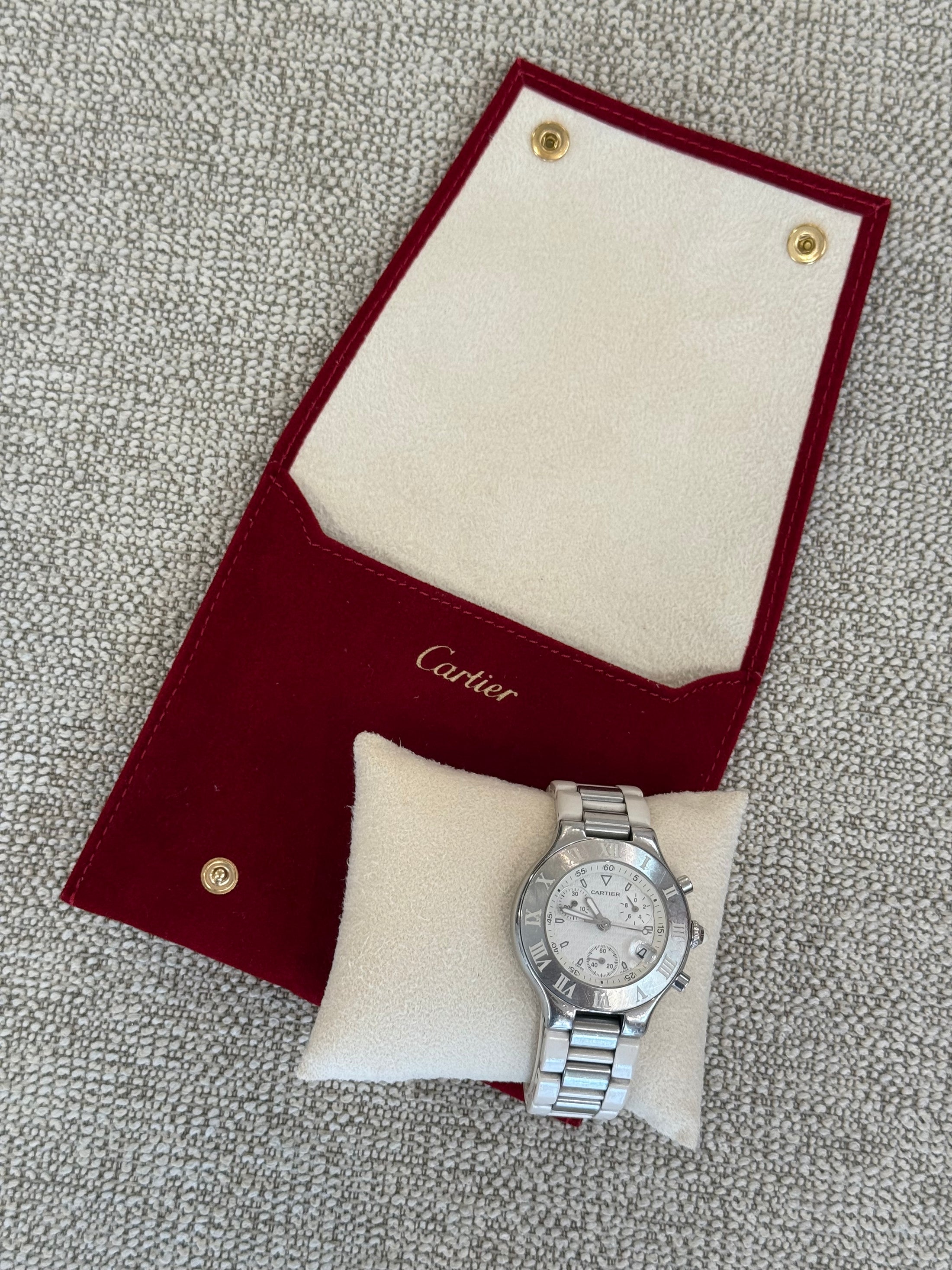 CHRONOSCAPH SILVER DIAL WHITE