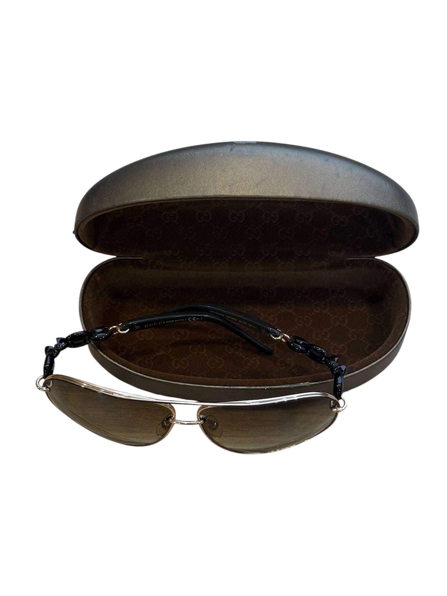 Gucci Marina Chain Aviator Sunglasses GG