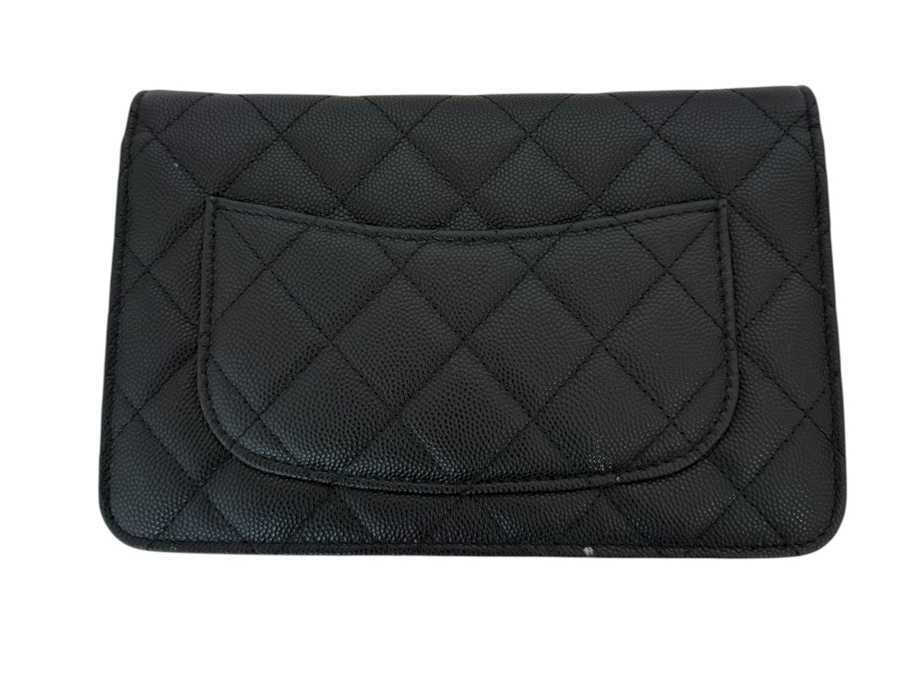 CHANEL WALLET ON CHAIN BLACK