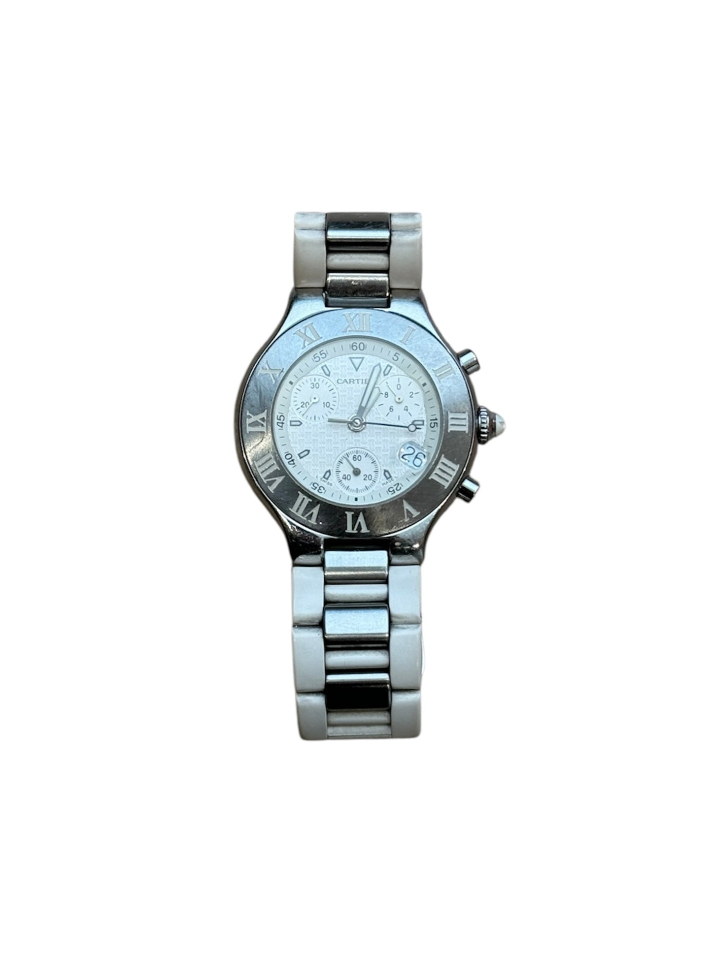 CHRONOSCAPH SILVER DIAL WHITE