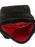 Load image into Gallery viewer, Black Canvas & Leather Top Handle Bag
