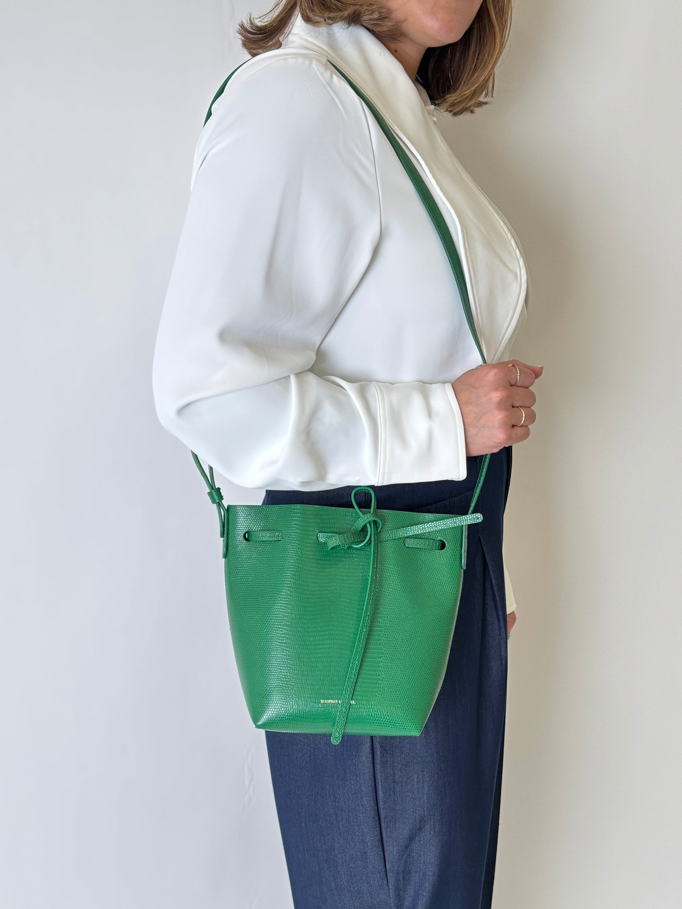 Leather Bucket Bag