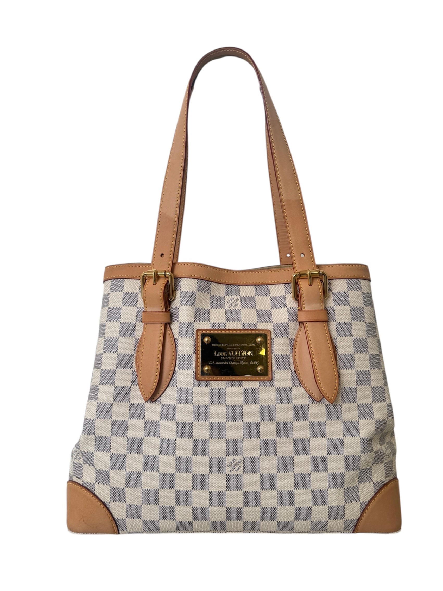 HAMPSTEAD MM	DAMIER AZUR TOTE BAG