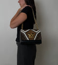 Load image into Gallery viewer, TWIST MM  LIMITED EDITION REVERSE MONOGRAM BROGUE BAG
