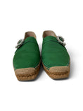 Load image into Gallery viewer, DRU FLAT CRYSTAL ESPADRILLES | 38
