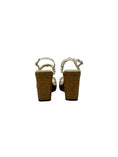 Load image into Gallery viewer, Amatuus Pearly Ankle-Strap Wedge Espadrilled | 37
