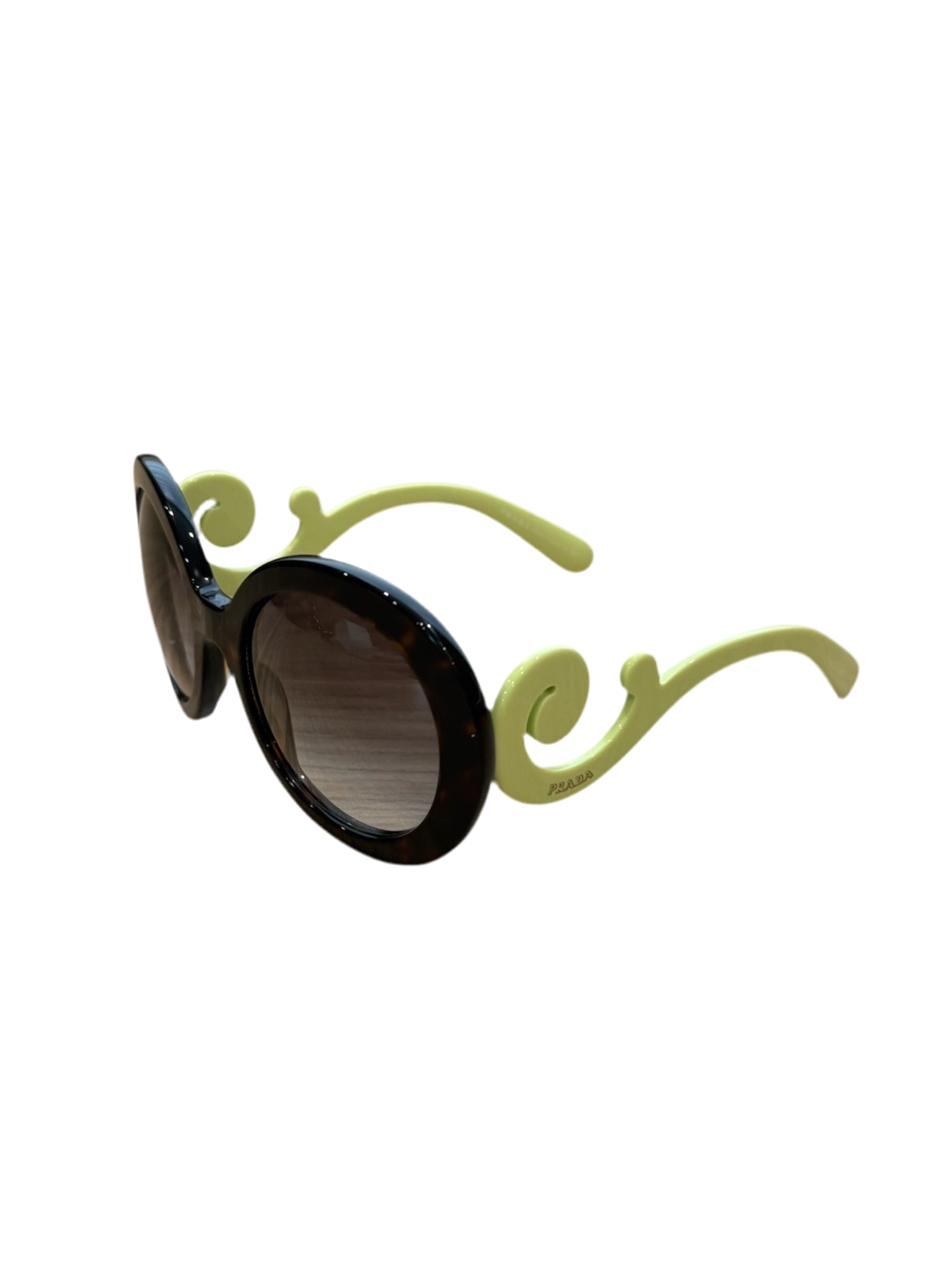 PRADA BAROQUE GREEN SUNGLASSES