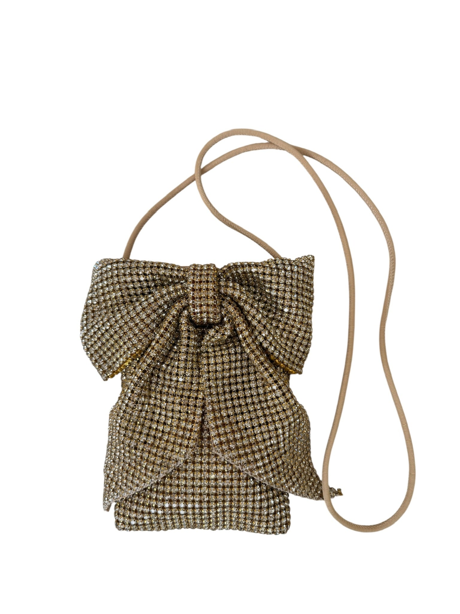 VIOLET DIAMANT BOW CROSSBODY BAG