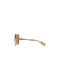 Load image into Gallery viewer, Gold Tone Metal Square Sunglasses
