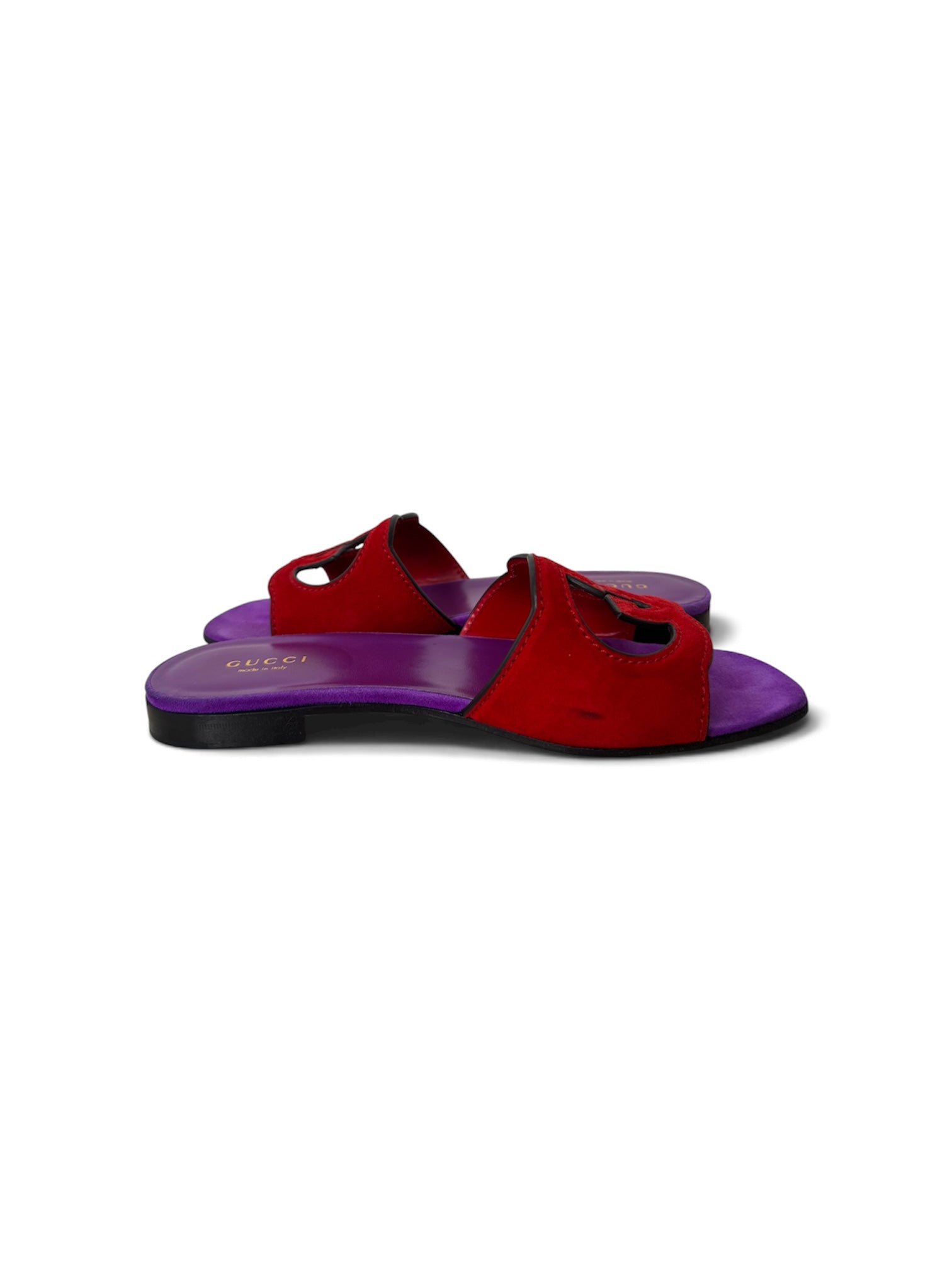 SCAMOSCIATO INTERLOCKING G CUT OUT SANDALS | 37