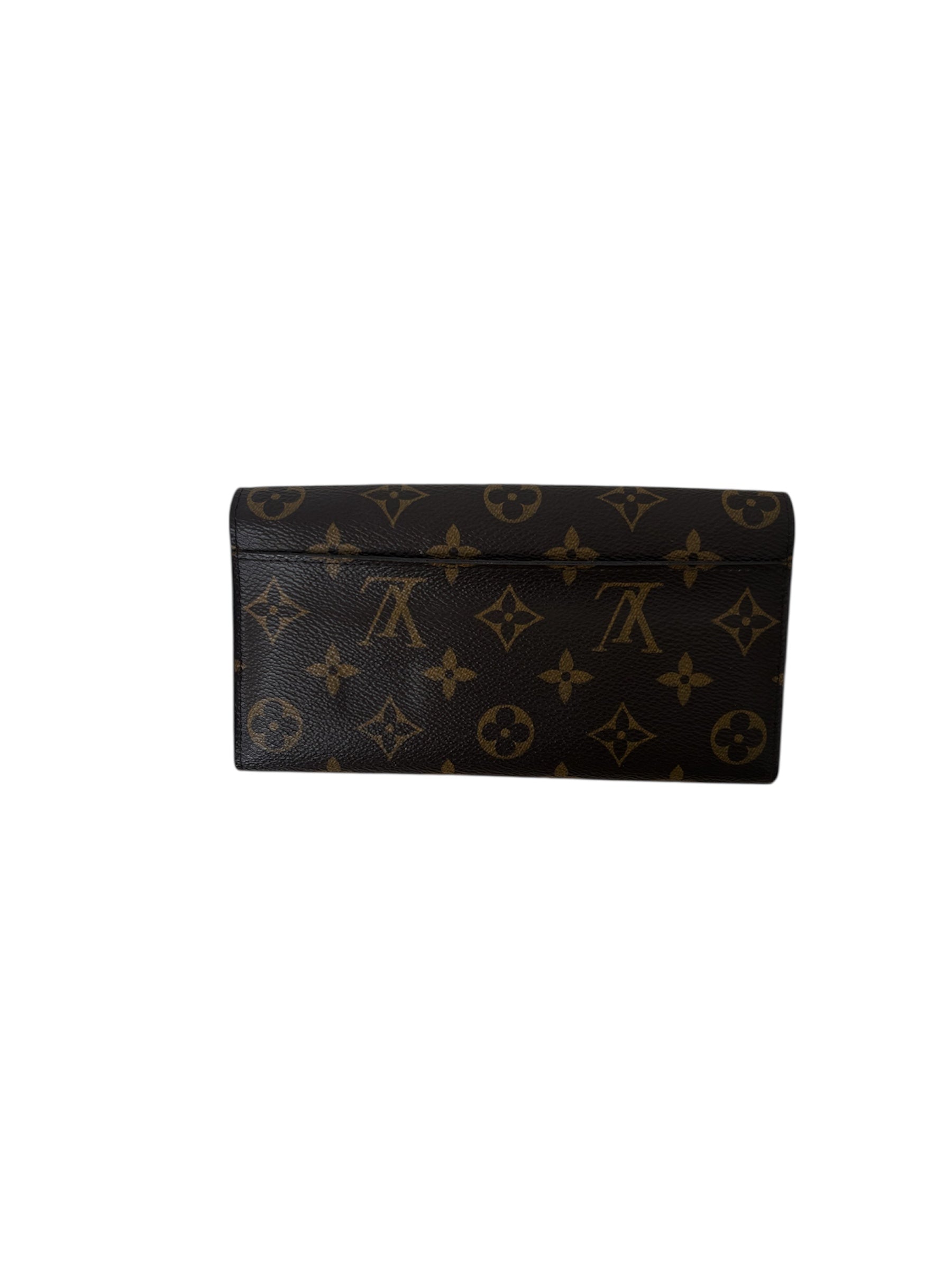 SARAH MONOGRAM CANVAS WALLET