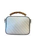 Load image into Gallery viewer, Vintage Effect Calfskin Matelasse Bamboo Bag
