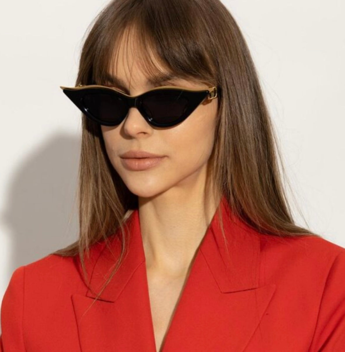 Valentino V-Gold Cut II Cat Eye Sunglasses