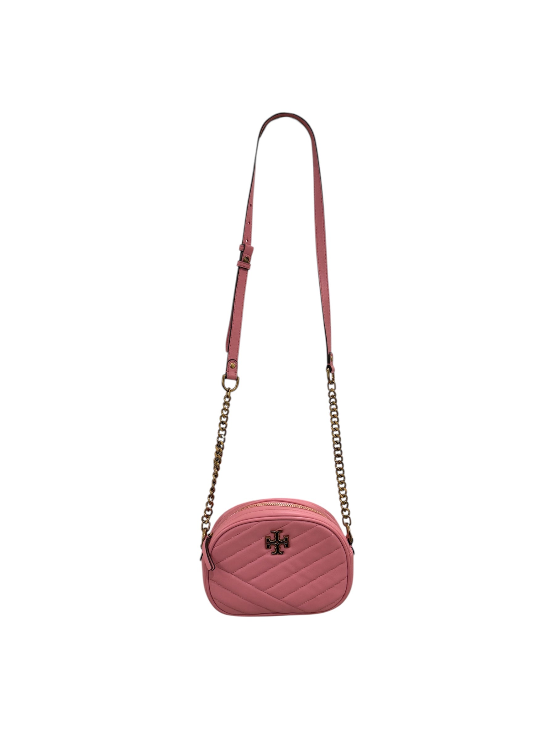 Small Kira Chevron Leather Camera Bag