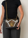 Load image into Gallery viewer, TWIST MM  LIMITED EDITION REVERSE MONOGRAM BROGUE BAG
