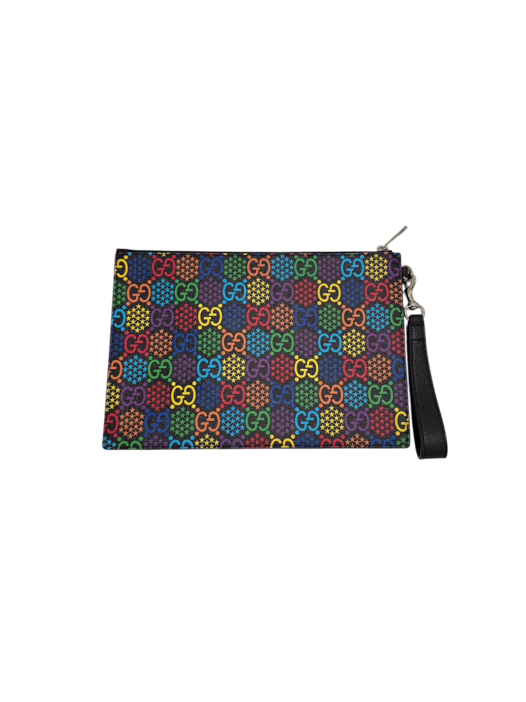 Supreme Monogram Psychedelic Zip Wristlet Pouch