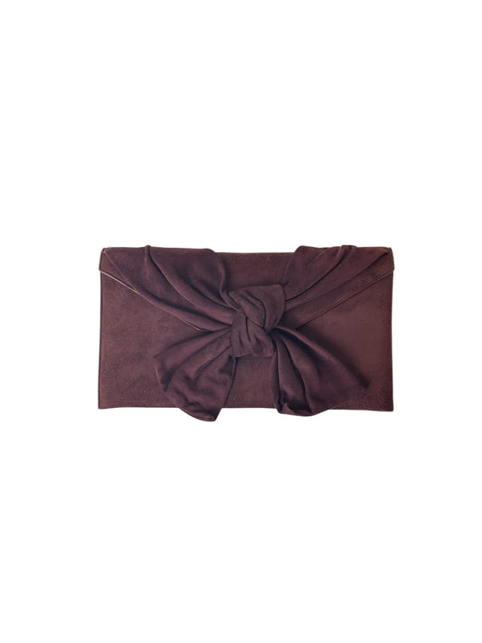 Solid Suede Shoulder Bag