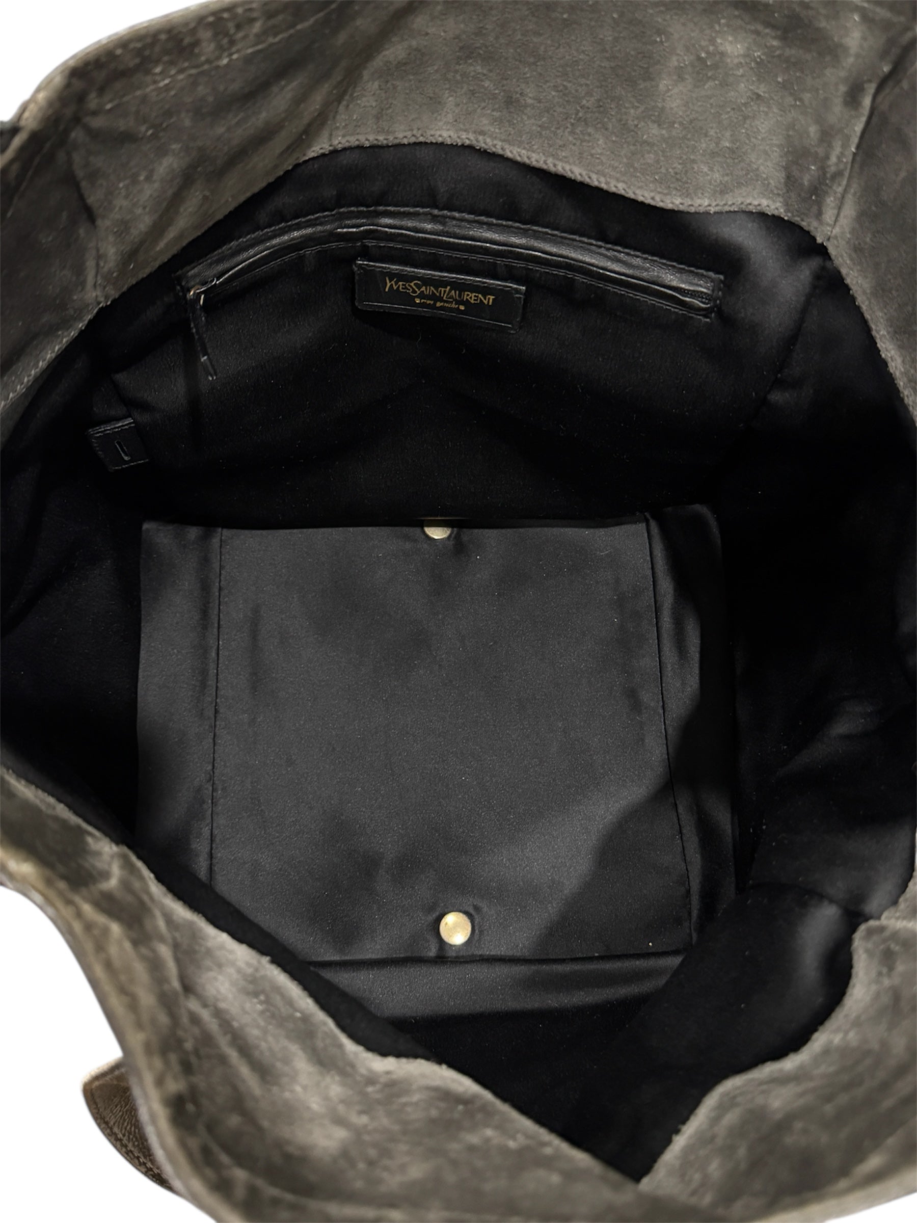 Rive Gauche Patent Leather Downtown Tote