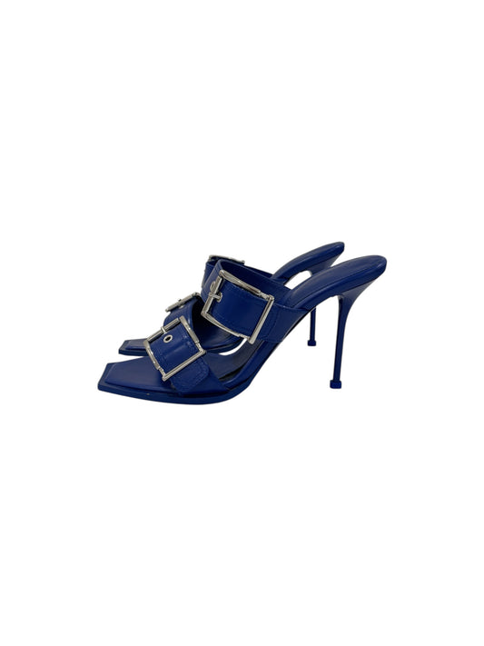 100mm Buckled Leather Sandals | 40