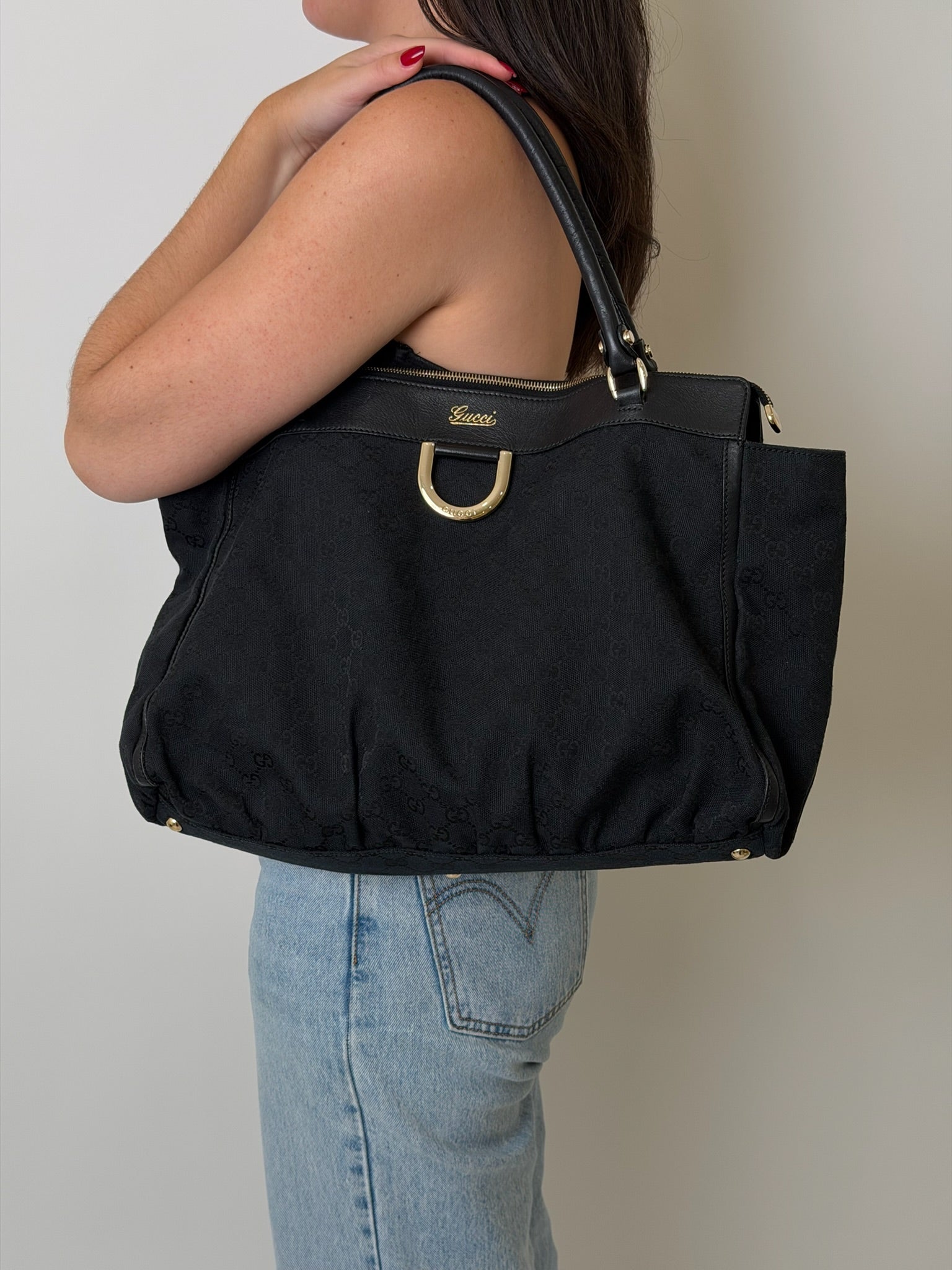 ABBEY D-RING TOTE BAG