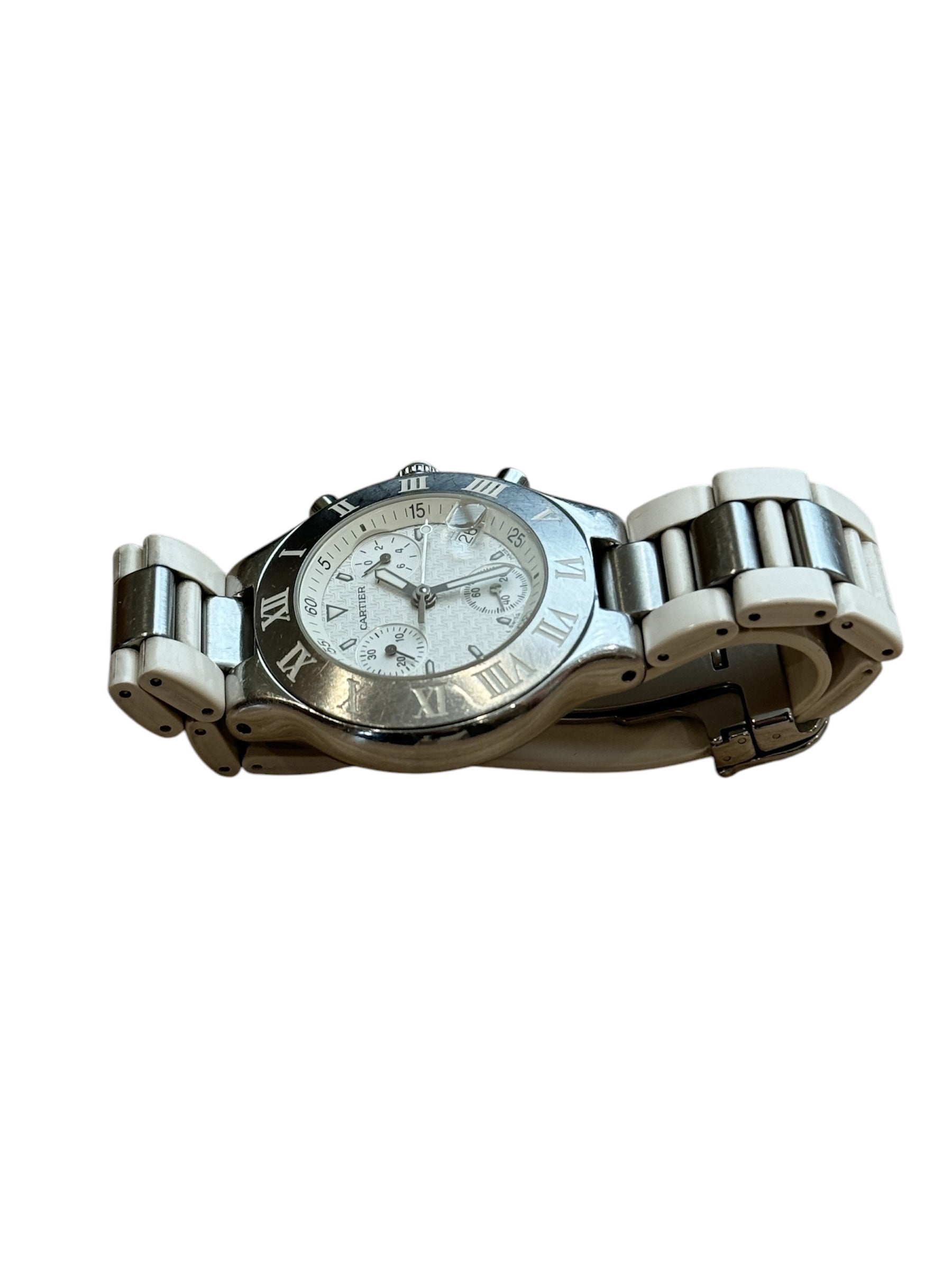 CHRONOSCAPH SILVER DIAL WHITE