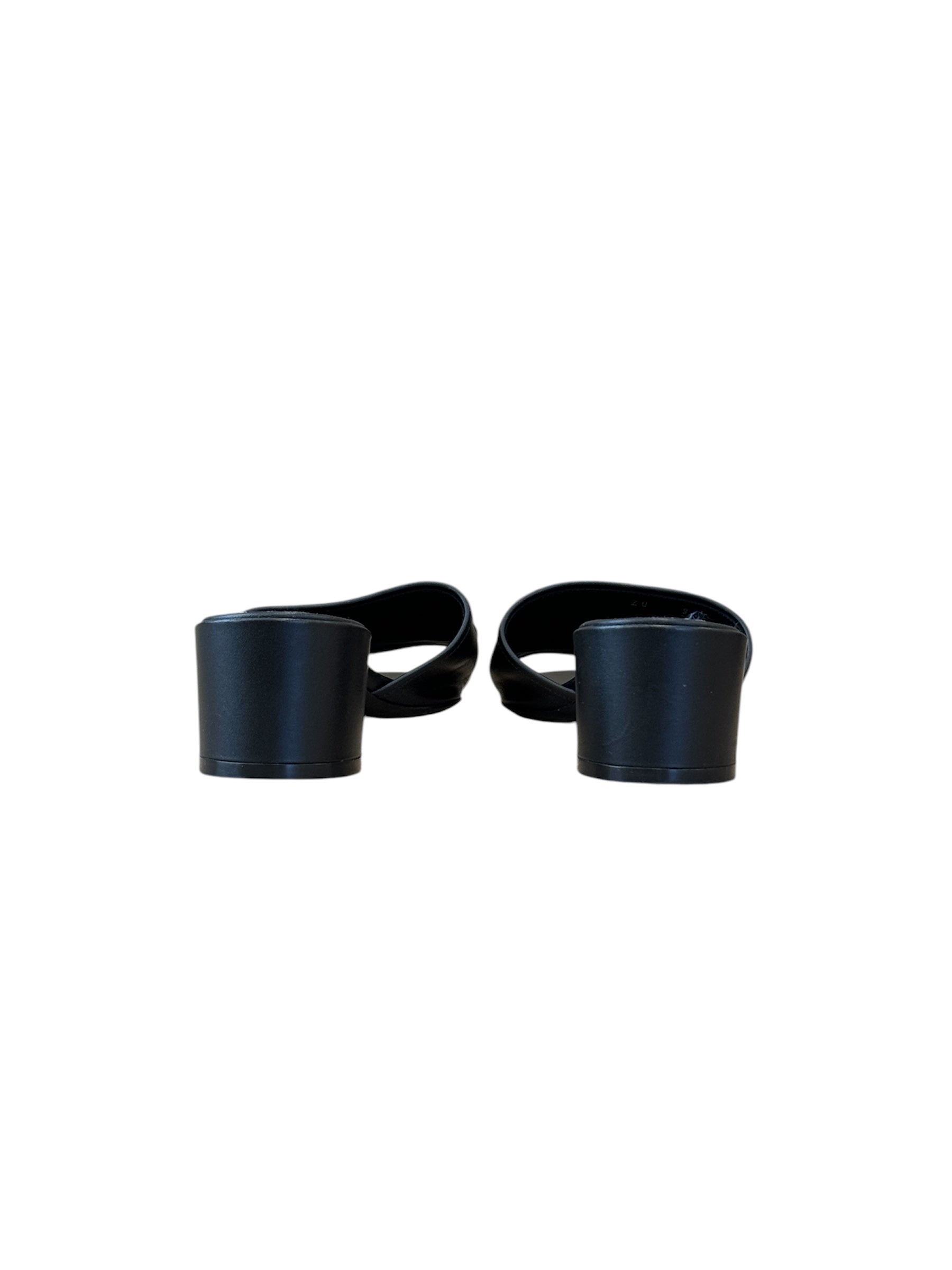 GANCINI BLACK SANDAL | 39.5
