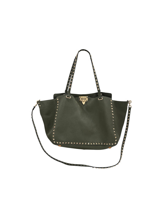 Rockstud Green Tote
