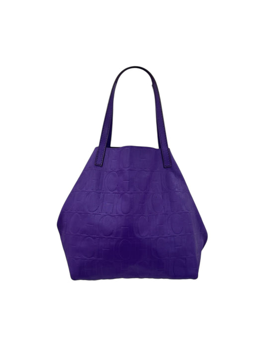 Purple Matryoshka Leather Bag