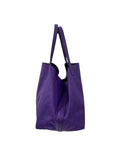 Load image into Gallery viewer, Purple Matryoshka Leather Bag
