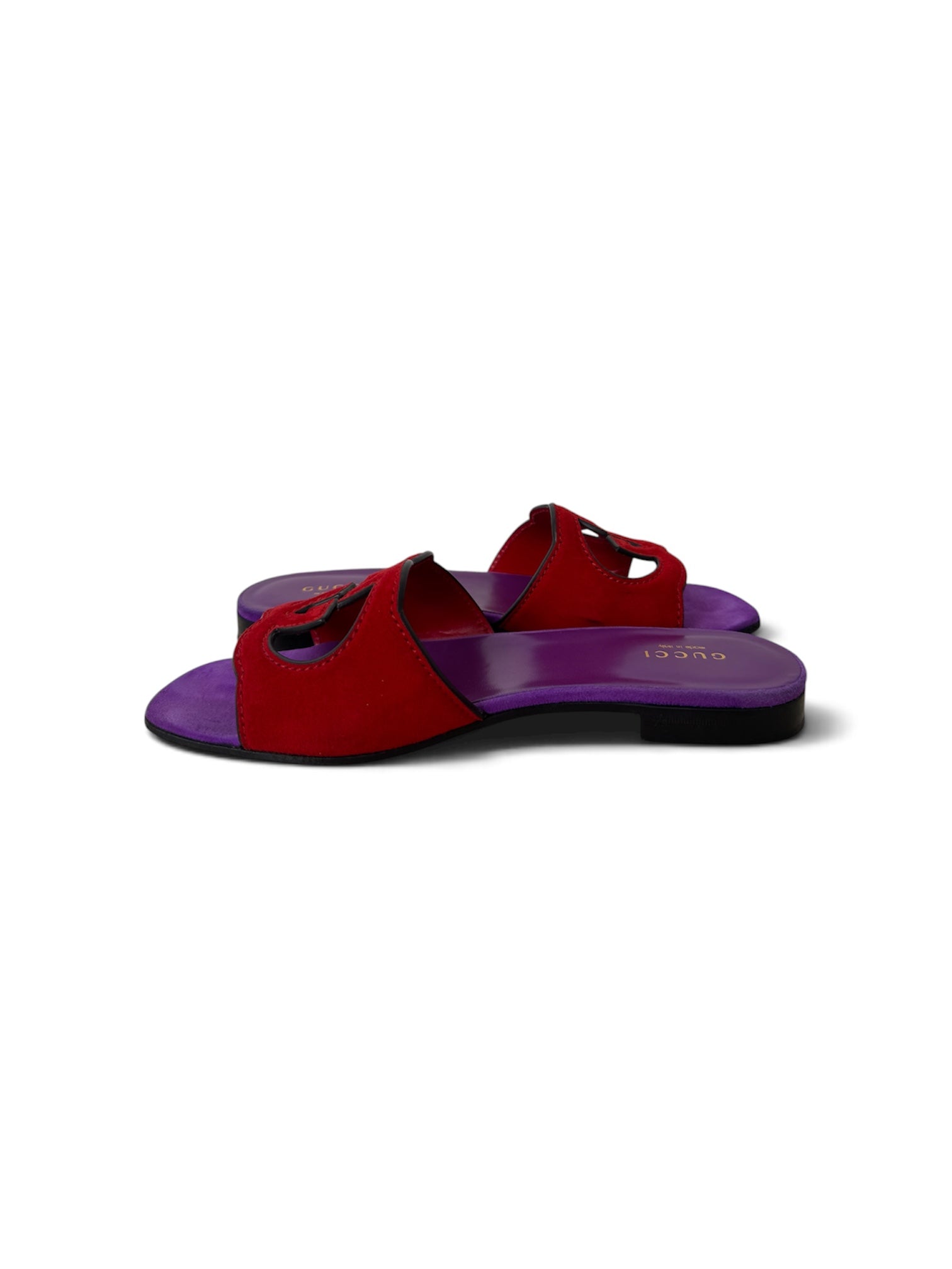 SCAMOSCIATO INTERLOCKING G CUT OUT SANDALS | 37