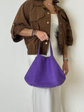 Load image into Gallery viewer, Purple Matryoshka Leather Bag
